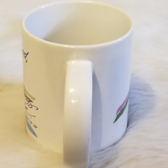 Celebration Greetings Faith Themed Coffee Mug Vtg - Picture 4 of 6